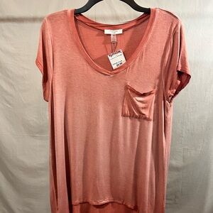 NWT, Womens L, pocket T